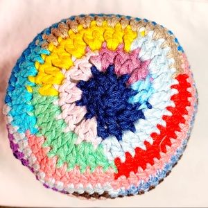 Organic Cotton Kaleidoscope Crochet Baby Hat